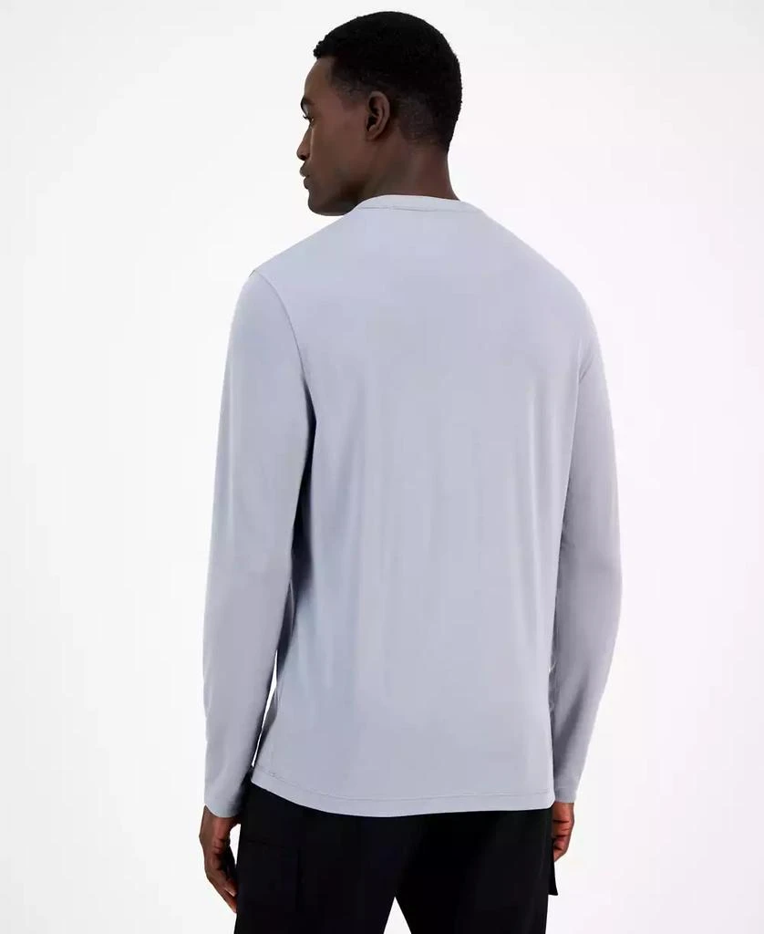 商品Alfani|Men's Alfatech Solid Henley, Created for Macy's,价格¥50,第2张图片详细描述