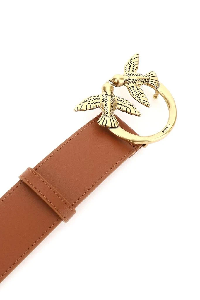 商品PINKO|Pinko Love Birds Leather Belt,价格¥416,第3张图片详细描述