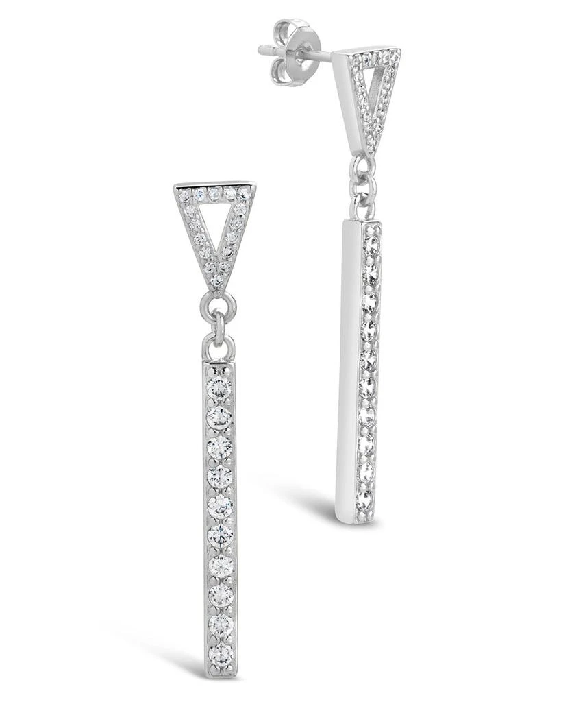 商品Sterling Forever|Kiki CZ Drop Stud Earrings,价格¥177,第1张图片