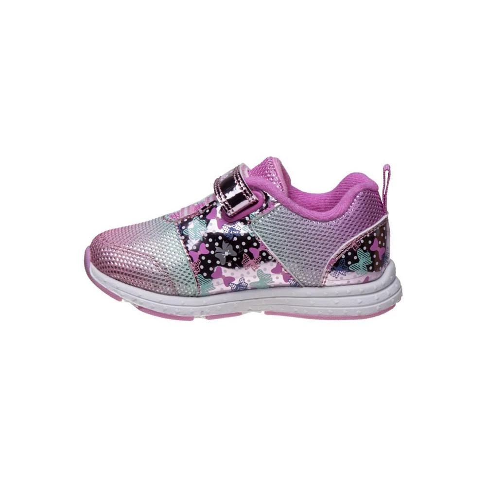 商品Disney|Little Girls Minnie Mouse Adjustable Strap Sneakers,价格¥293,第5张图片详细描述