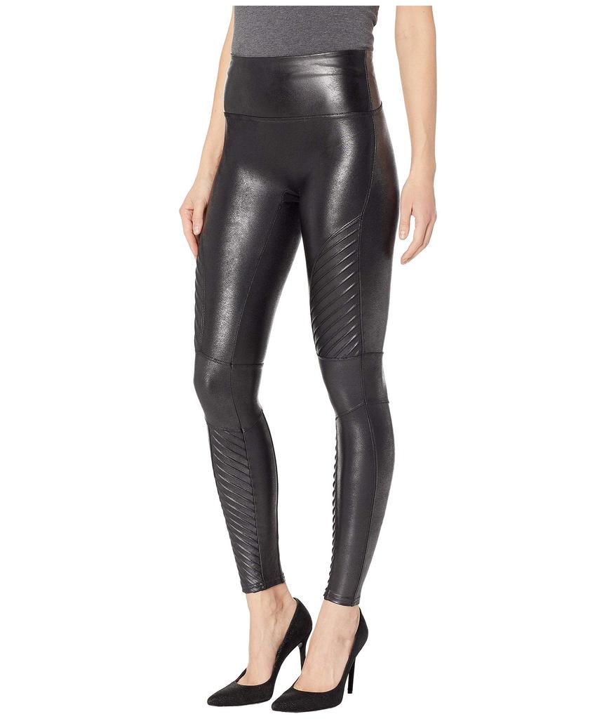 Faux Leather Moto Leggings商品第2张图片规格展示