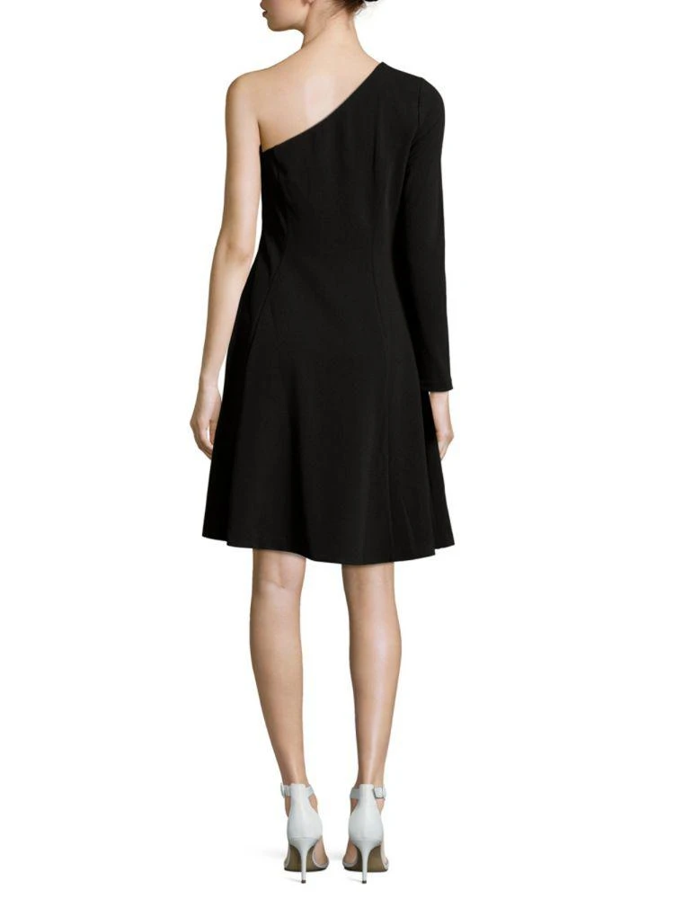 商品Calvin Klein|One-Shoulder Fit-&-Flare Dress,价格¥277,第2张图片详细描述
