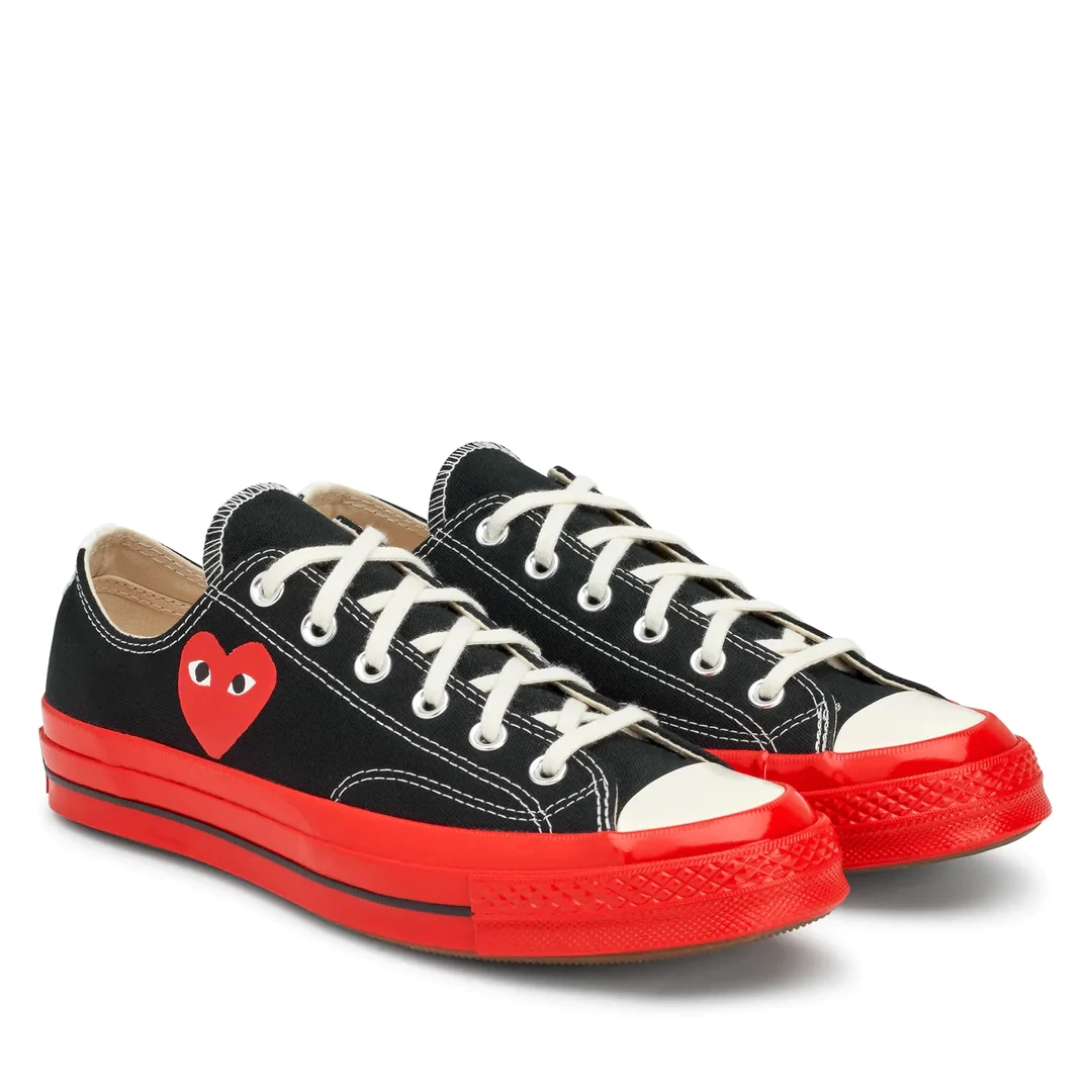 商品Comme des Garcons|Converse x Comme des Garçons  LAY 川久保玲 休闲运动鞋男女同款 P1K123-1,价格¥1148,第1张图片