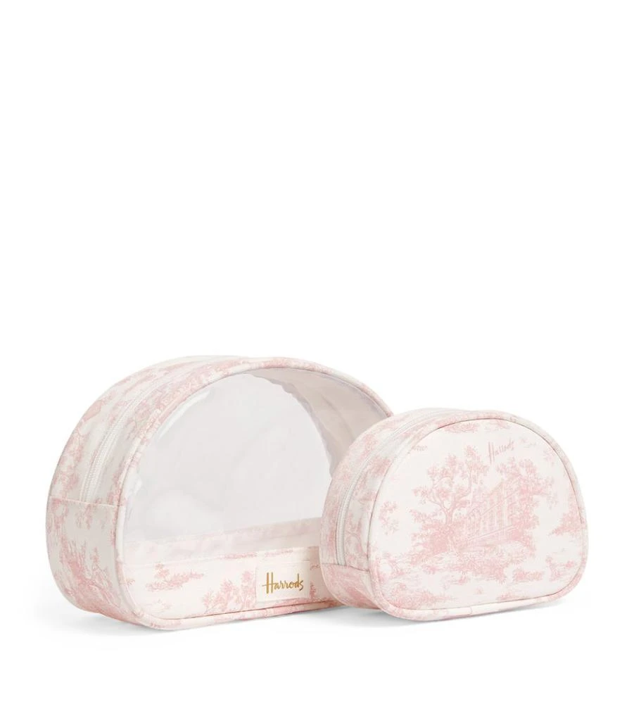 商品Harrods|Toile Cosmetic Bag (Set of 2),价格¥294,第2张图片详细描述