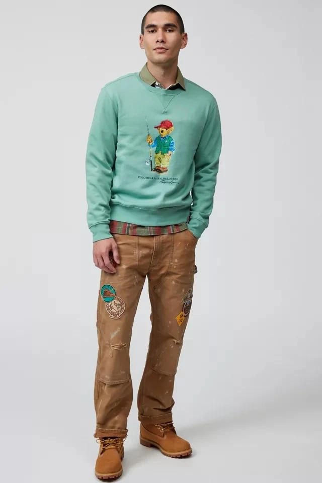 商品Ralph Lauren|Polo Ralph Lauren Fishing Bear Crew Neck Sweatshirt,价格¥638,第2张图片详细描述