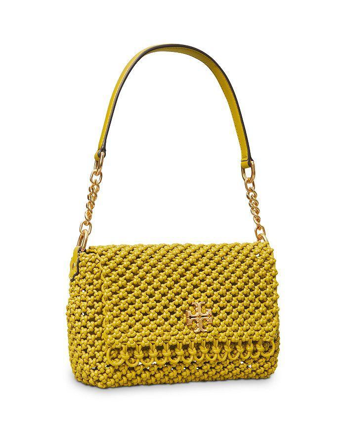 商品Tory Burch|Kira Small Woven Leather Shoulder Bag,价格¥5134,第5张图片详细描述