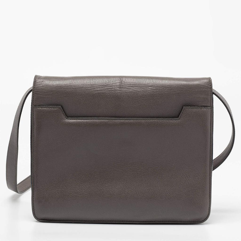 商品[二手商品] Tom Ford|Tom Ford Grey Leather Large Natalia Shoulder Bag,价格¥3470,第6张图片详细描述