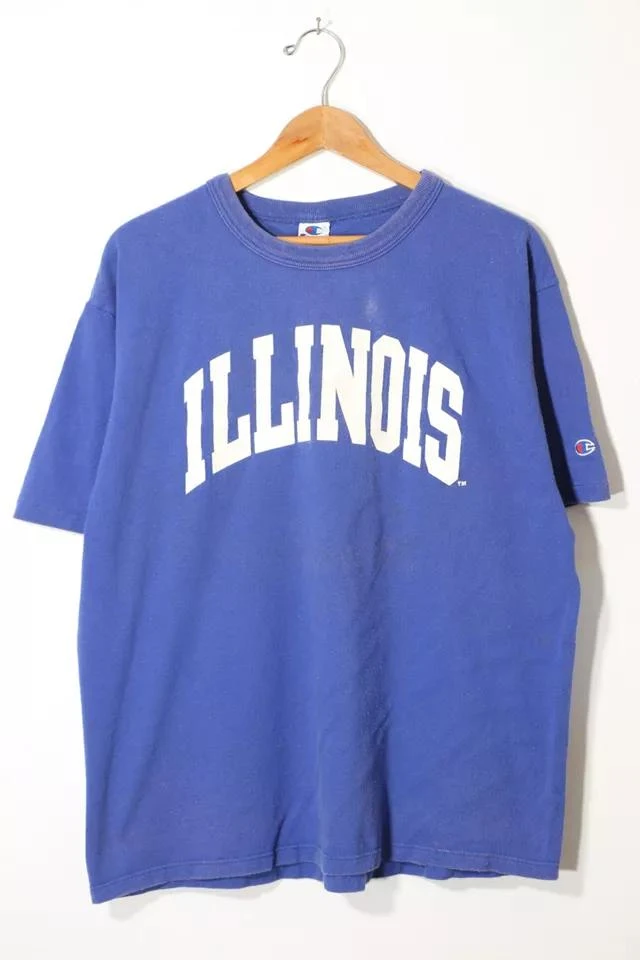 商品CHAMPION|Vintage Champion University of Illinois T-shirt Made in USA,价格¥679,第1张图片