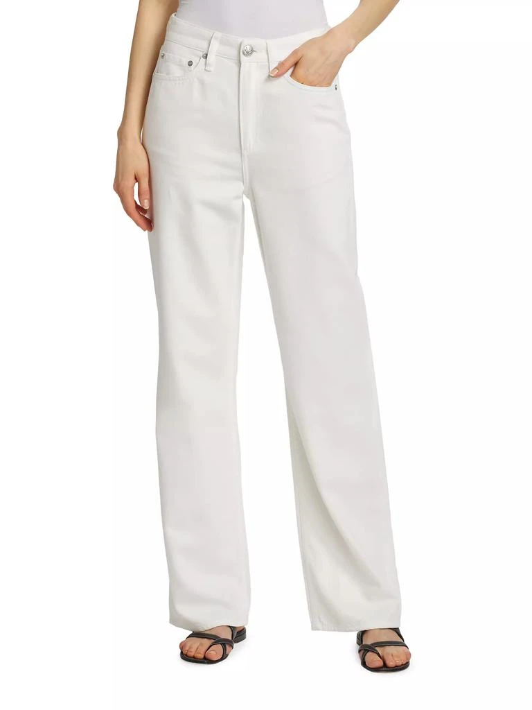 商品Rag & Bone|Featherweight Logan Mid-Rise Wide-Leg Jeans,价格¥1957,第3张图片详细描述