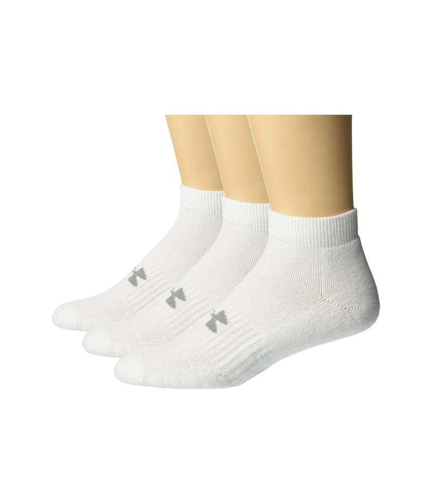 商品Under Armour|Training Cotton Lo Cut Socks 3-Pair,价格¥108,第1张图片