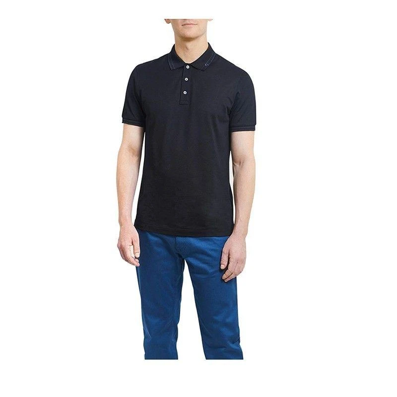 商品Salvatore Ferragamo|SALVATORE FERRAGAMO 男士黑色经典款式POLO衫 12-1783-697715POLO衫,价格¥3226,第1张图片