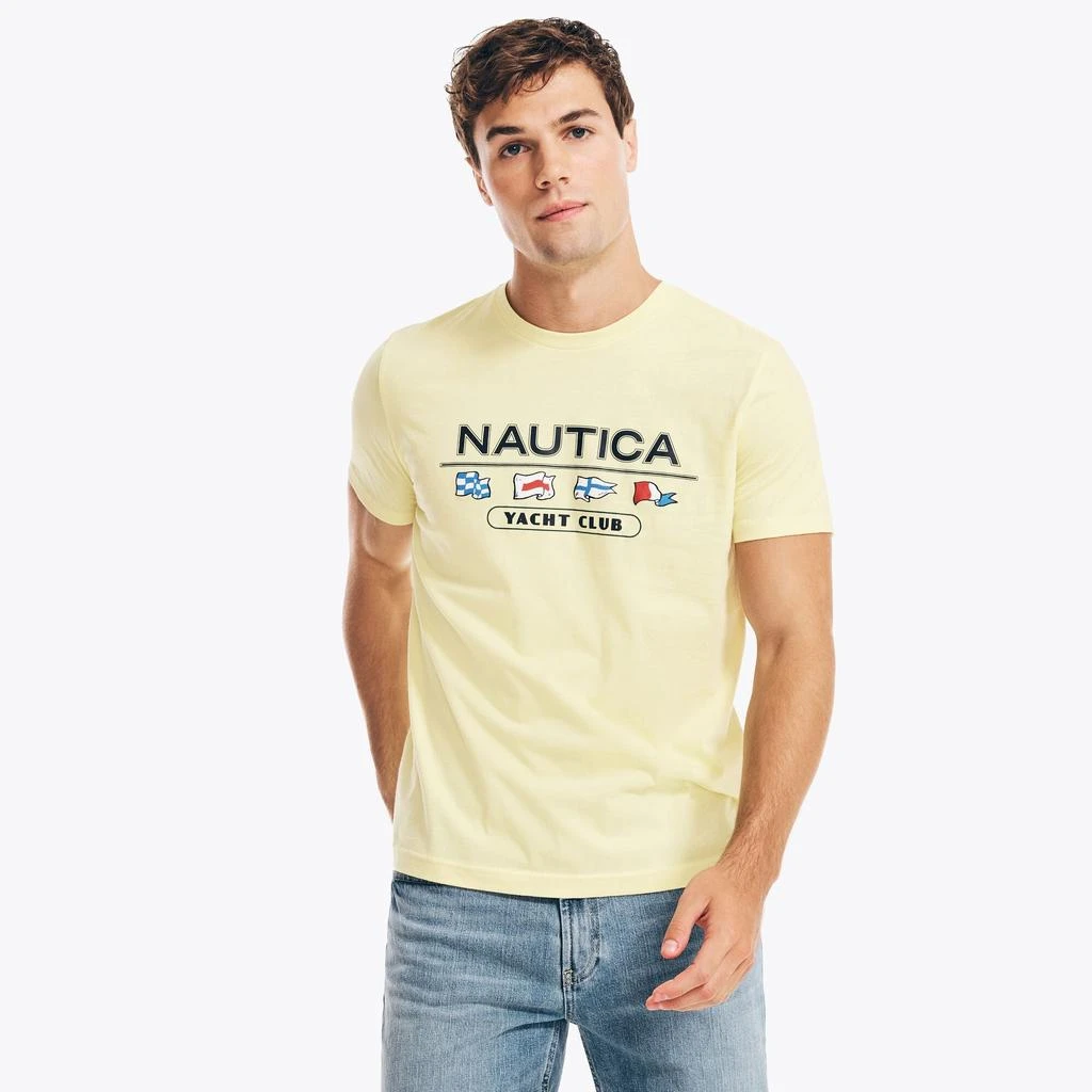 商品Nautica|Nautica Mens Yacht Club Graphic T-Shirt,价格¥72,第3张图片详细描述