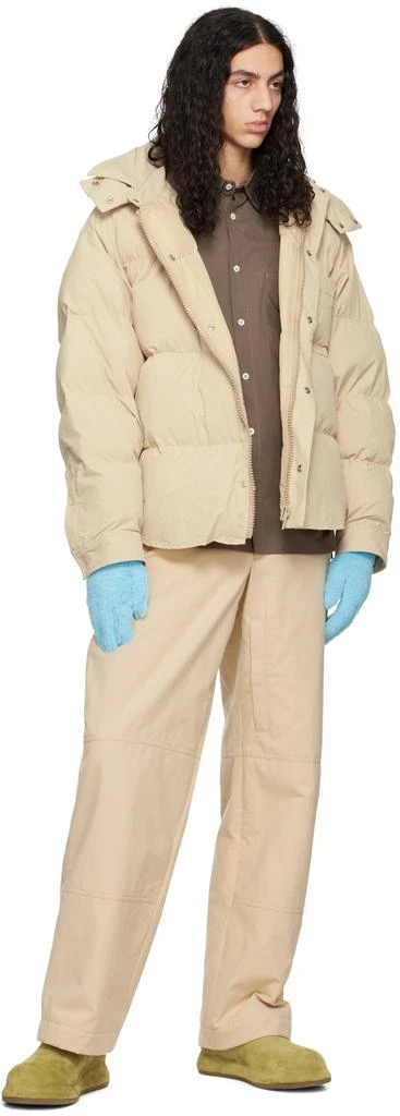 商品Jacquemus|Beige Le Papier 'La Doudoune Chemise' Puffer Jacket,价格¥4851,第4张图片详细描述