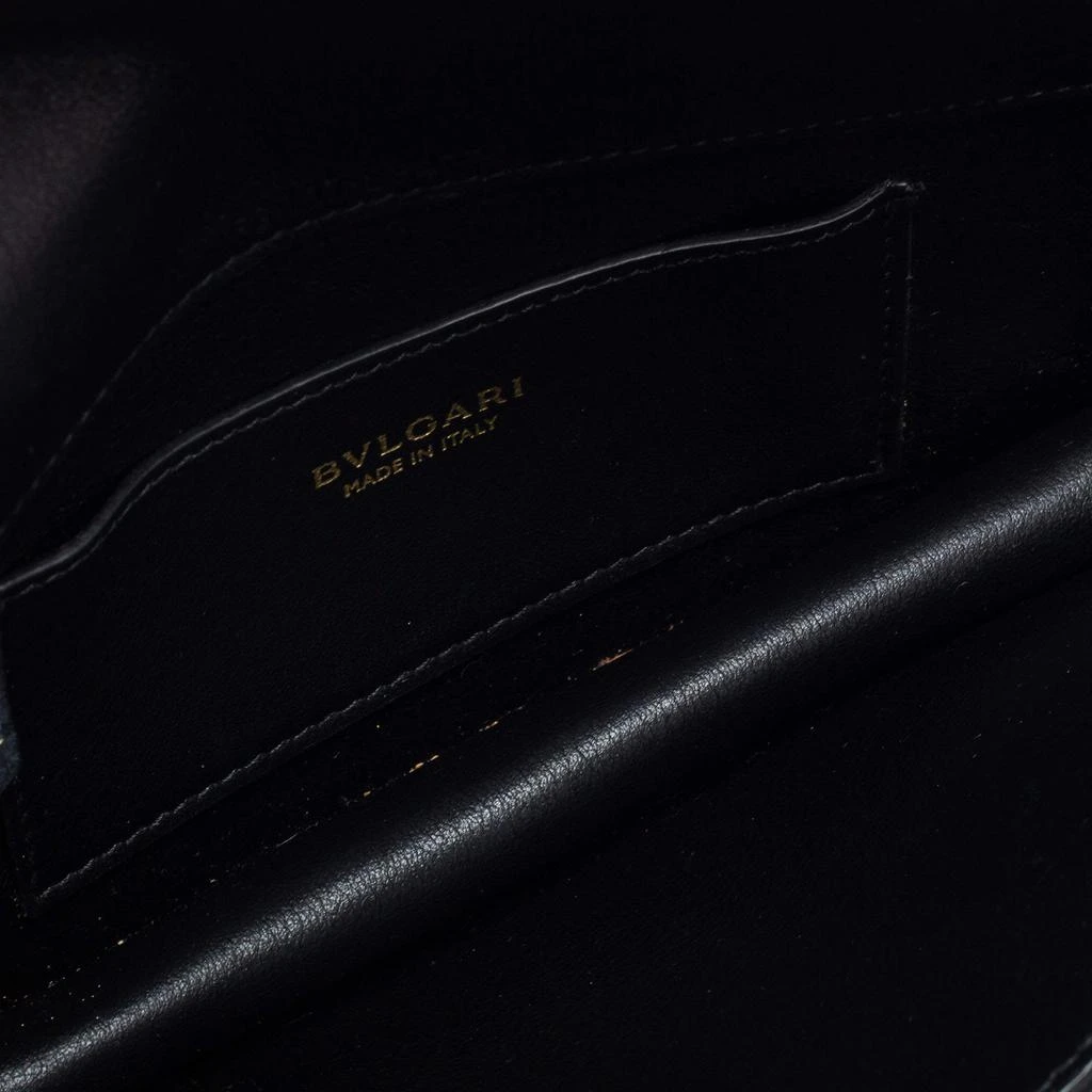 Bvlgari Black Leather Flap Crossbody Bag 商品