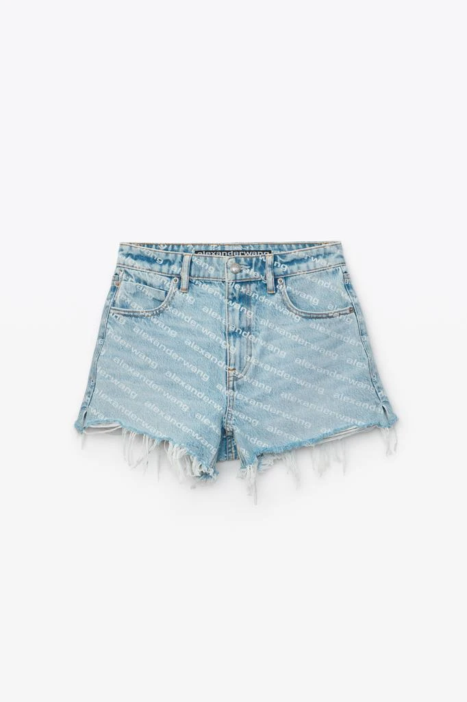 商品Alexander Wang|BITE LOGO SHORT IN PEBBLE BLEACH,价格¥2079,第3张图片详细描述