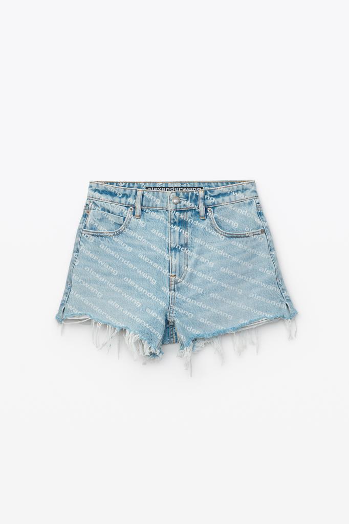 商品Alexander Wang|BITE LOGO SHORT IN PEBBLE BLEACH,价格¥1946,第5张图片详细描述