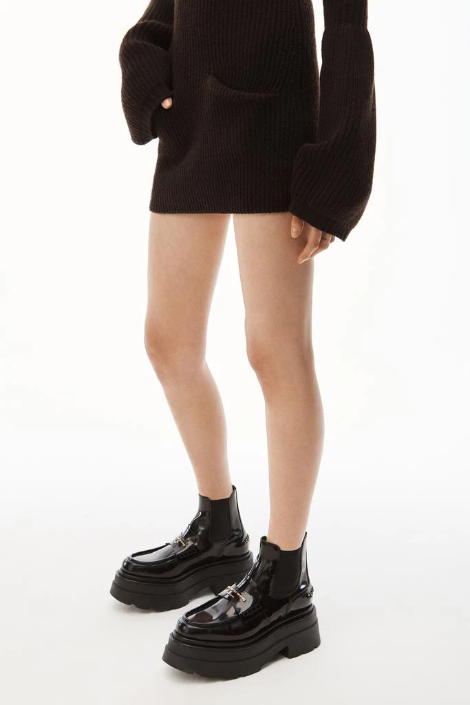 商品Alexander Wang|LONG-SLEEVE MINI DRESS IN CASHMERE WOOL,价格¥2447,第5张图片详细描述