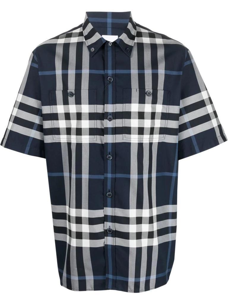 商品Burberry|Check shirt,价格¥1774,第1张图片