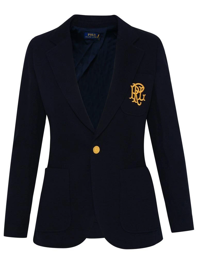 商品Ralph Lauren|Polo Ralph Lauren Logo Embroidered Long Sleeved Blazer,价格¥2618-¥2772,第1张图片