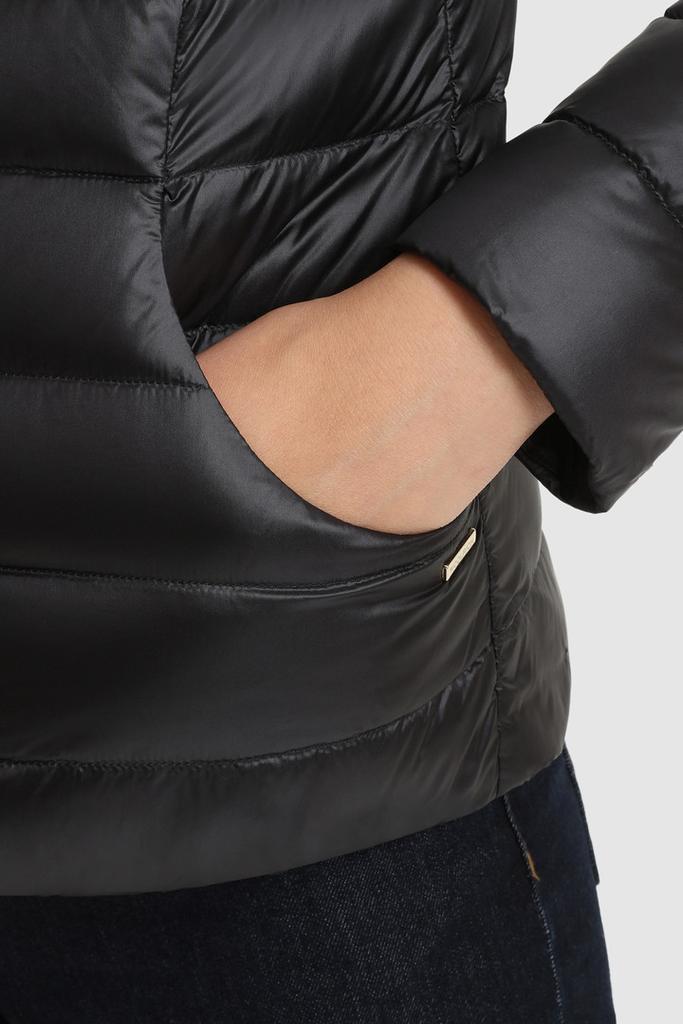 Abbie Quilted Jacket in Satin Nylon商品第6张图片规格展示