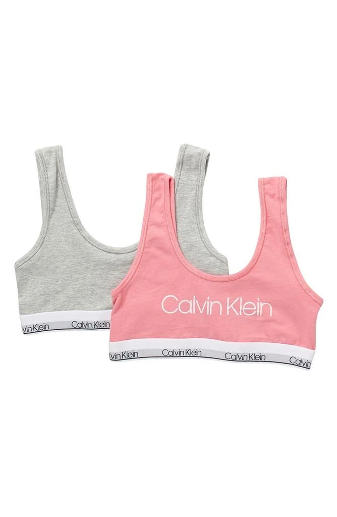 商品Calvin Klein|Classic Crop Bra - Pack of 2,价格¥34,第1张图片