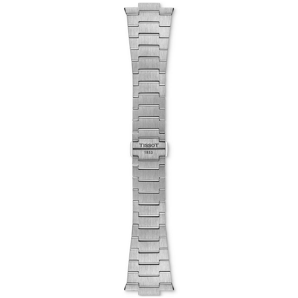 商品Tissot|Men's PRX Silver-Tone Stainless Steel Bracelet Watch 40mm,价格¥2751,第6张图片详细描述