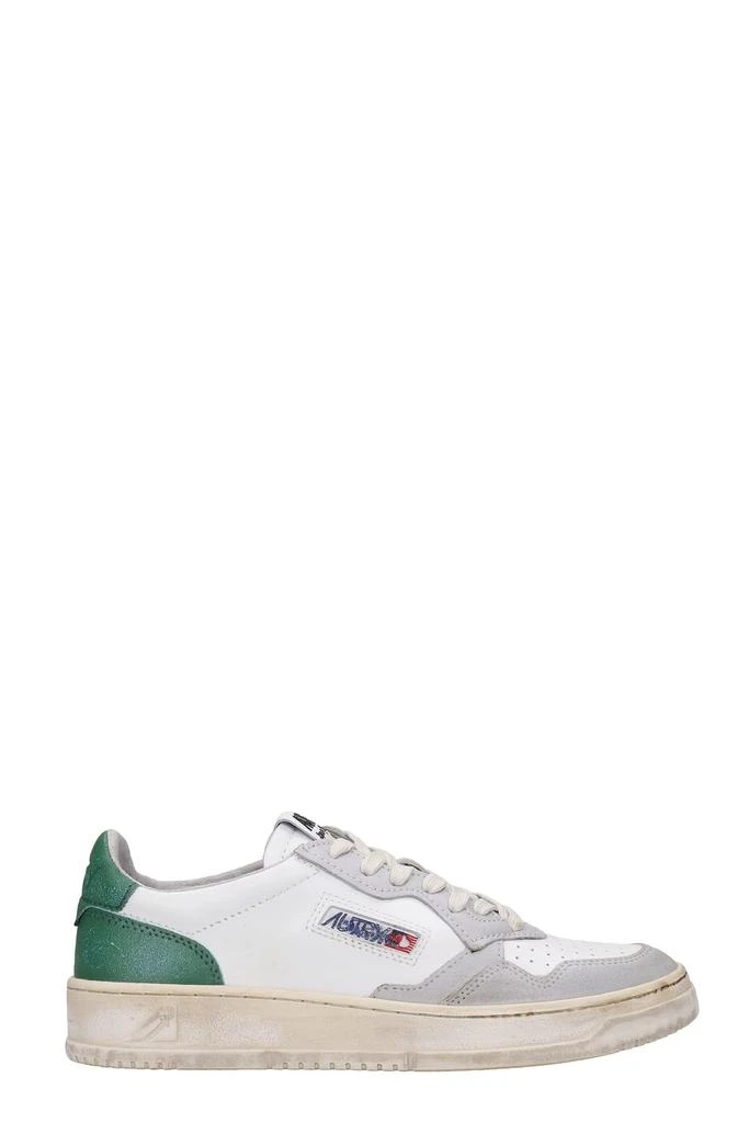 商品Autry|Autry Sup Vintage Sneakers In White Leather,价格¥1380,第1张图片