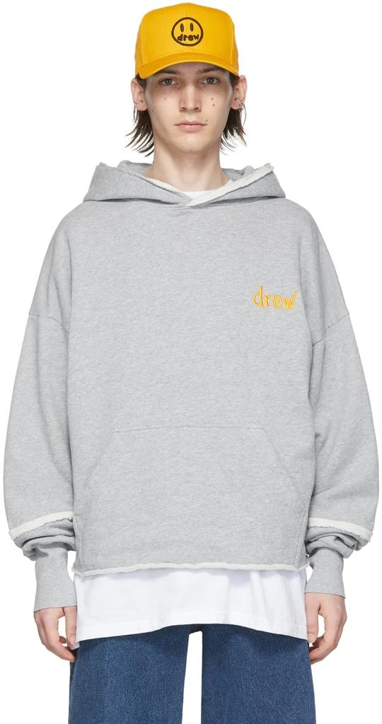 商品Drew House|SSENSE Exclusive Gray Scribble Hoodie,价格¥687,第1张图片