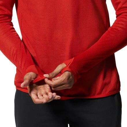 商品Mountain Hardwear|AirMesh Long-Sleeve Crew Top - Men's,价格¥455,第4张图片详细描述