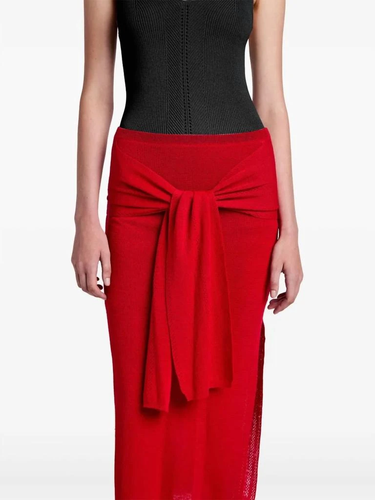商品Proenza Schouler|Phelan Knit Skirt In Dark Poppy,价格¥1728,第5张图片详细描述