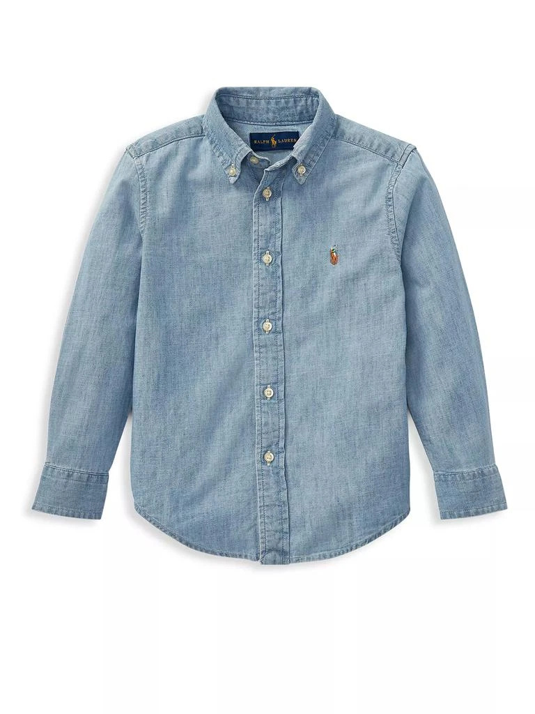 商品Ralph Lauren|Little Boy's & Boy's Chambray Shirt,价格¥417,第1张图片