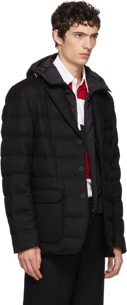 商品Moncler|Black Vernoux Down Jacket 男款羽绒服,价格¥10836,第2张图片详细描述