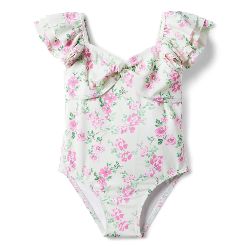 商品Janie and Jack|Floral One-Piece Swim (Toddler/Little Kids/Big Kids),价格¥244,第2张图片详细描述