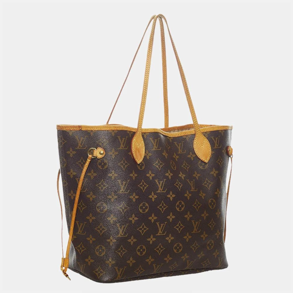 商品[二手商品] Louis Vuitton|Louis Vuitton Brown Monogram Neverfull MM,价格¥9349,第2张图片详细描述