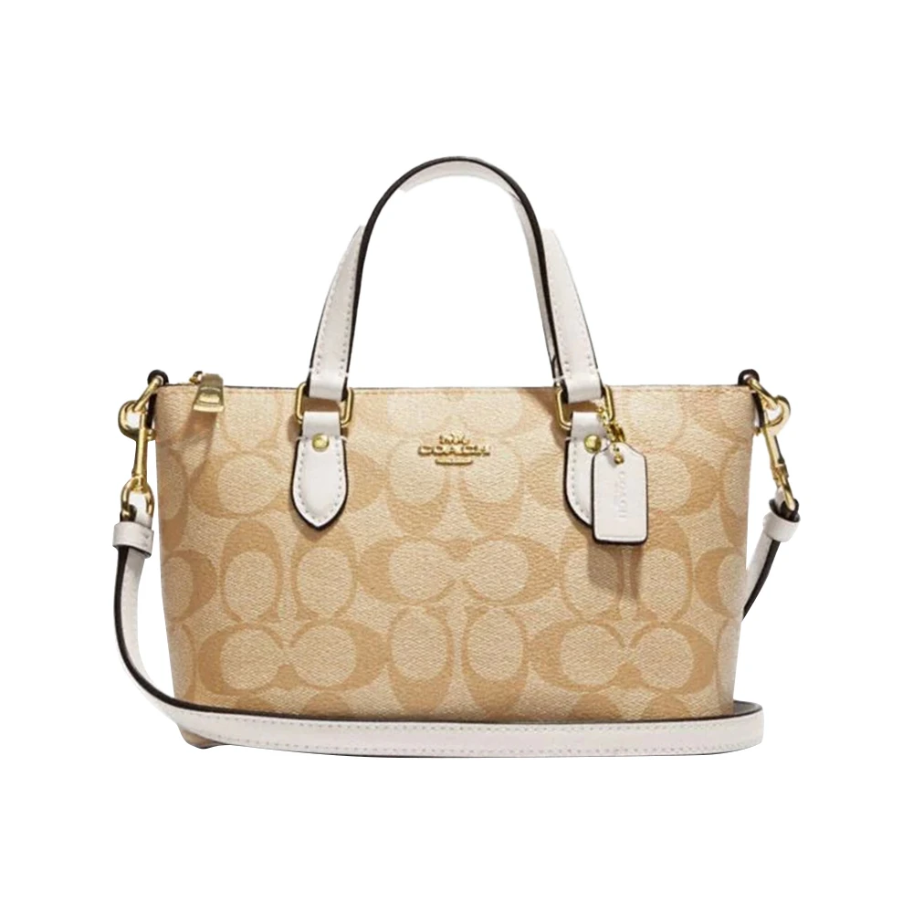 商品Coach|COACH 卡其色女士托特包 CH468-IMDQC,价格¥1269,第1张图片