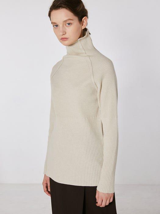 MOHAN | TOF Out-Cut Cashmere Turtleneck Knit 674.37元 商品图片