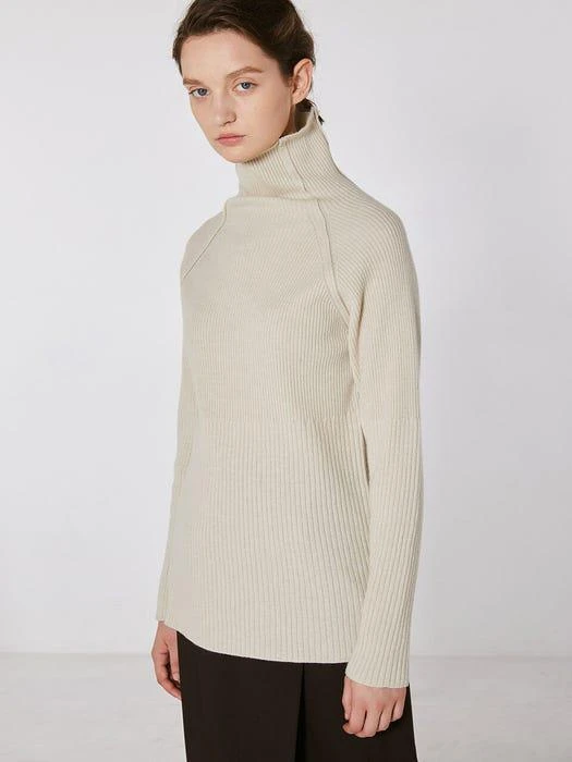 商品MOHAN|TOF Out-Cut Cashmere Turtleneck Knit,价格¥907,第1张图片
