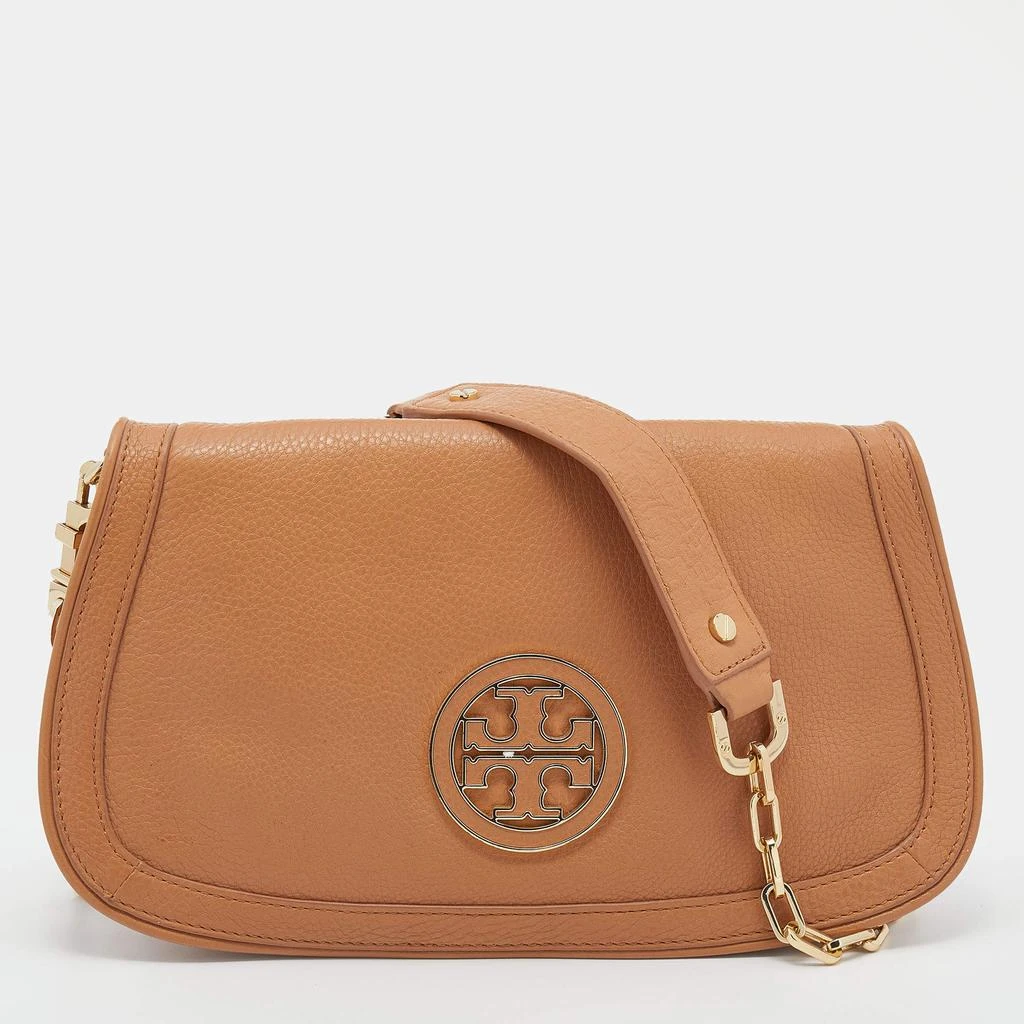 商品[二手商品] Tory Burch|Tory Burch Tan Leather Amanda Crossbody Bag,价格¥1489,第1张图片