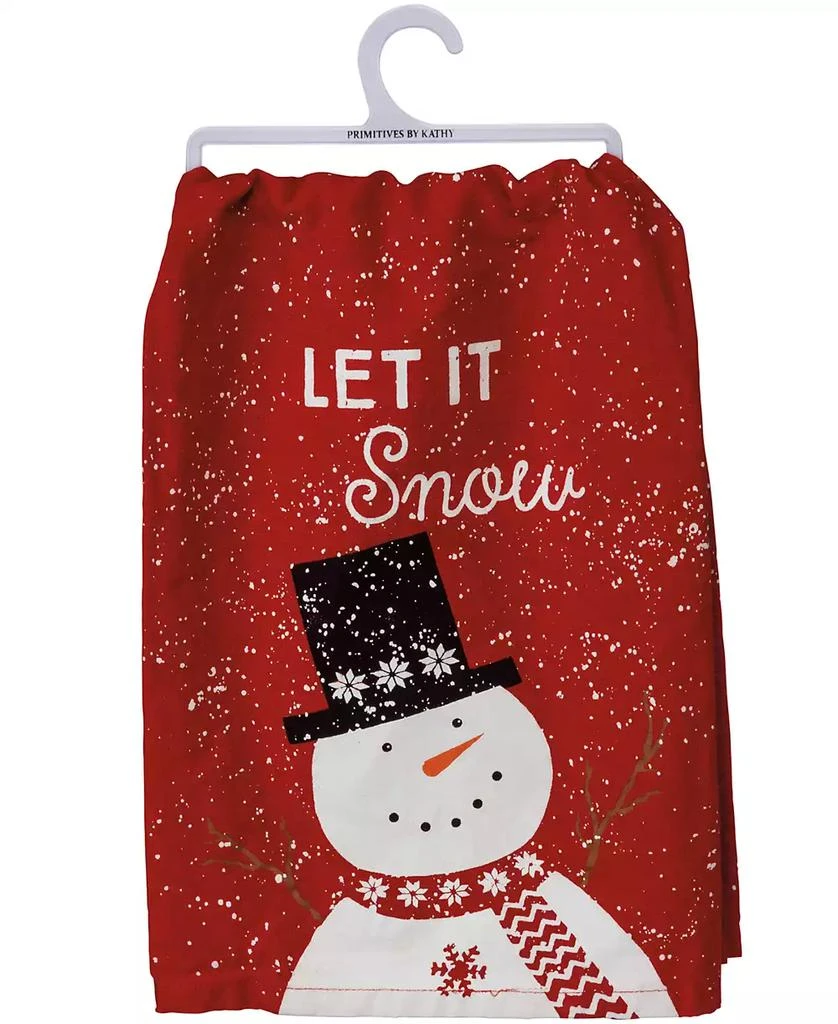 商品Primitives by Kathy|Let It Snow Nordic Kitchen Towel,价格¥38,第2张图片详细描述