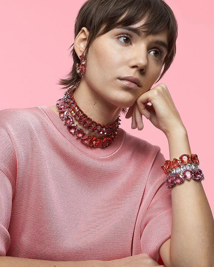 商品Swarovski|Chroma Spiky Hoop Earrings,价格¥1560,第2张图片详细描述