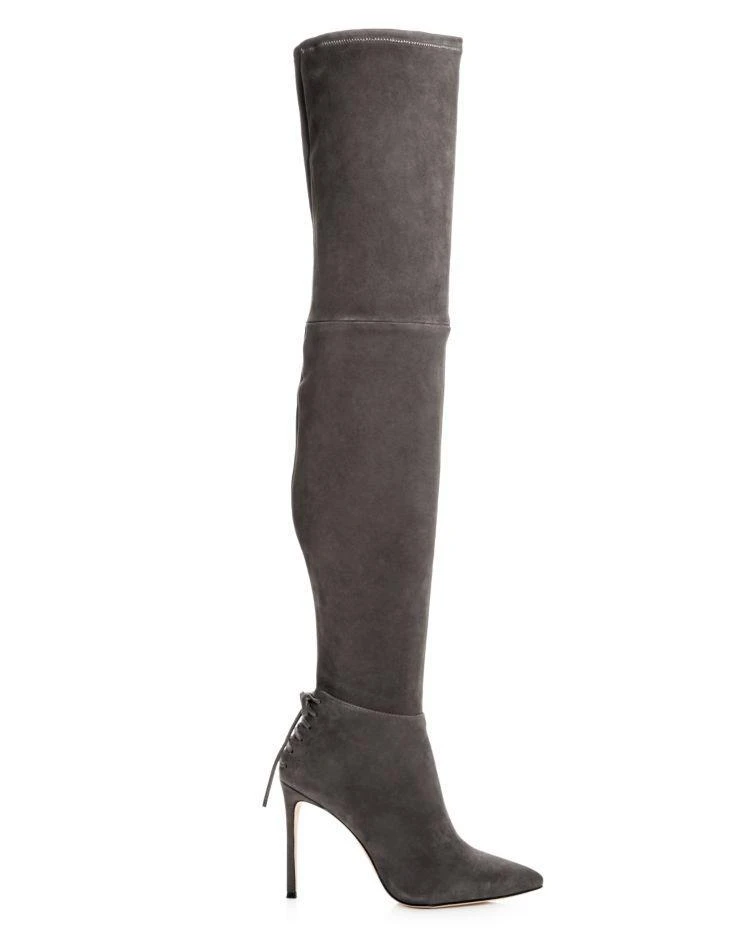 商品Pour La Victoire|Women's Caterina Suede Over-the-Knee Boots ,价格¥3604,第2张图片详细描述