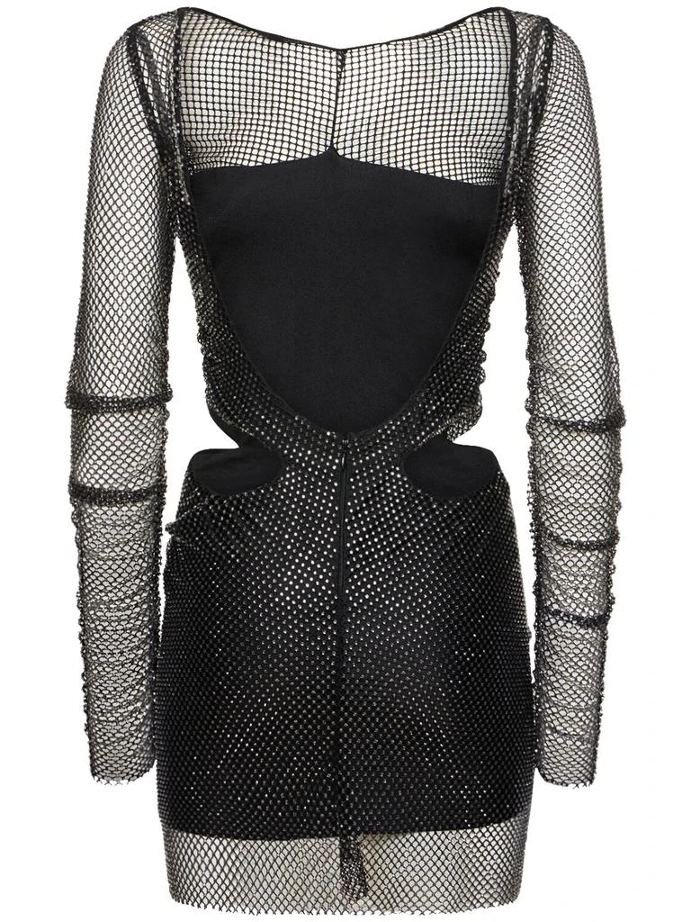 商品GIUSEPPE DI MORABITO|Embroidered Mesh Mini Dress,价格¥2516,第4张图片详细描述