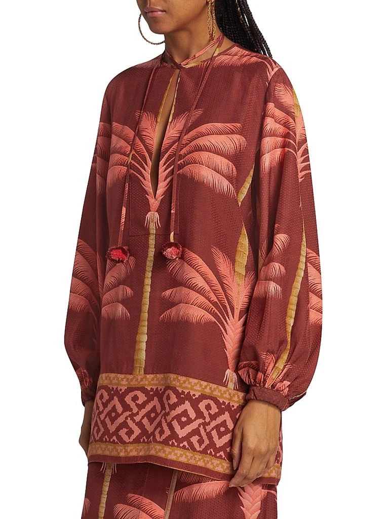 商品JOHANNA ORTIZ|Cuba Cocoa Balloon Sleeve Top,价格¥2120,第4张图片详细描述