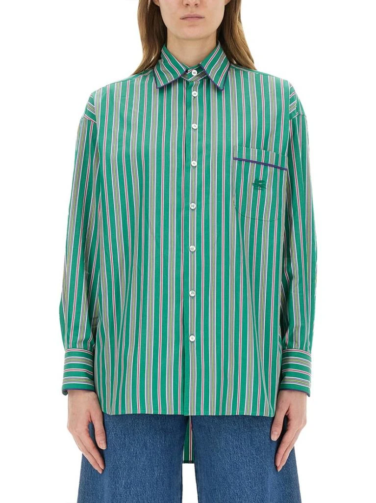 商品ETRO|Striped Jacquard Shirt,价格¥3462,第1张图片