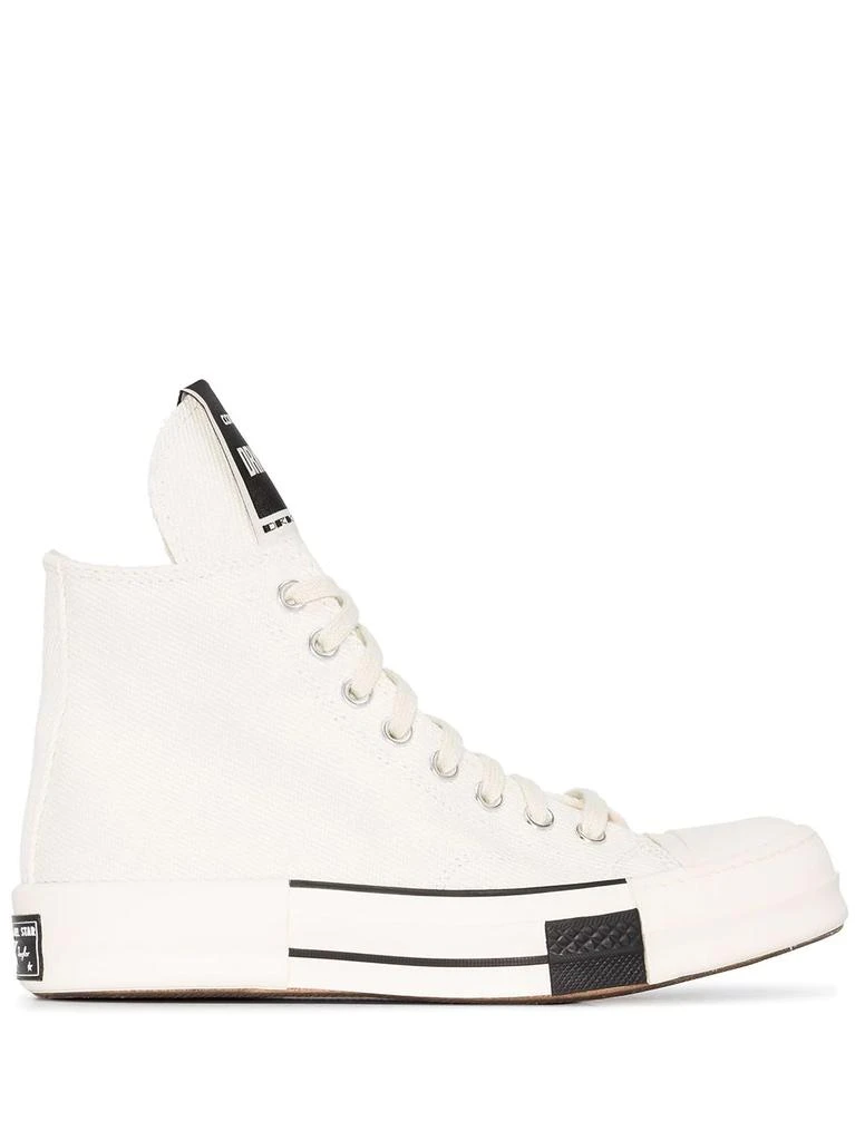 商品Rick Owens|RICK OWENS x DARK SHADOW  Converse Drkstar high-top sneakers,价格¥1125,第1张图片