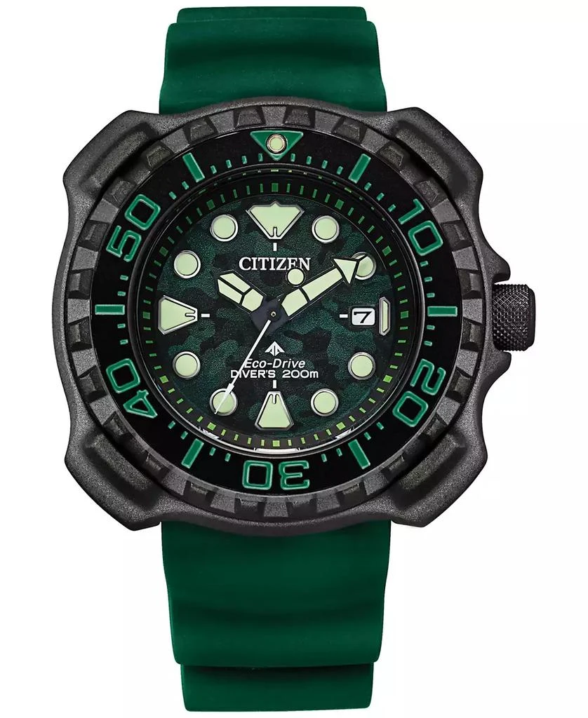 商品Citizen|Eco-Drive Men's Promaster Dive Green Strap Watch, 47mm,价格¥2401,第1张图片