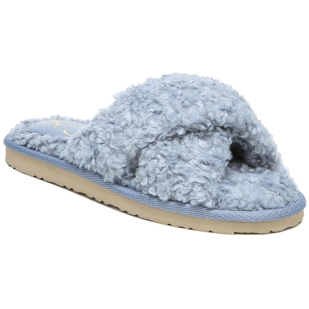 商品Sam Edelman|Sam Edelman Womens Jeane Faux Fur Padded Insole Scuff Slippers,价格¥78,第1张图片