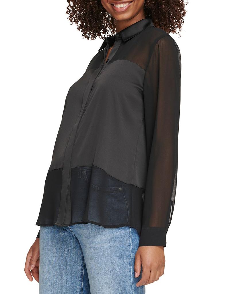 Mixed Media Blouse商品第3张图片规格展示