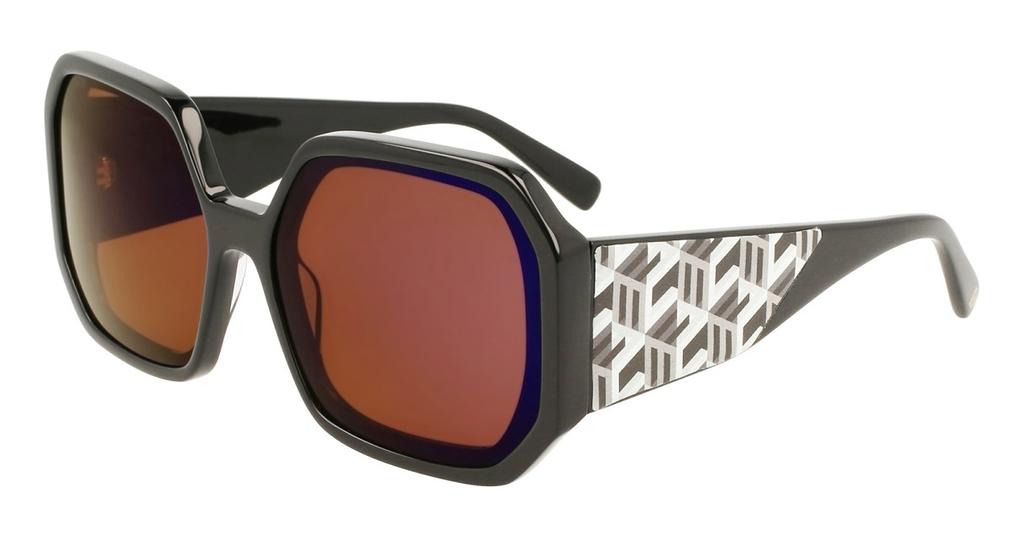 Brown Geometric Ladies Sunglasses MCM709S 002 60商品第1张图片规格展示