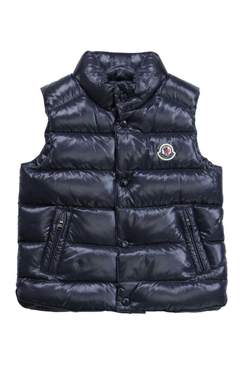 商品Moncler|Moncler 男童马甲 I29511A0003468950742 深蓝色,价格¥2535,第1张图片